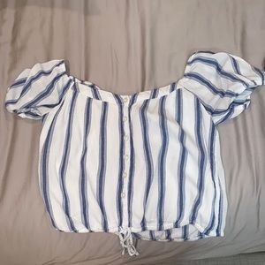 hollister off the shoulder top size small
